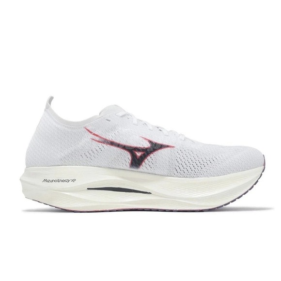 Mens Size 9.5 Mizuno Wave Rebellion PRO Low White Red Running Shoes U1GD2540-11 main image 6